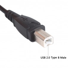 50cm 1.5Ft USB 2.0 Type A Female to USB B Male Scanner Printer Extension Adapter Cable