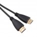 3.5MM Extension Earphone Headphone Audio Splitter Cable Cord Male to 2 Female #3 + HDMI Cable V1.4 1.8M Fine Line