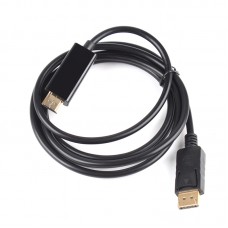 6FT 1.8m DisplayPort Display Port DP to HDMI Male M / M PC Audio Video HDTV Cable Adapter