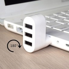 High Quality For Laptop For PC Hub USB Rotate Splitter Mini Adapter 3 Ports