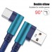 2MType C 90 Degree Right Angle USB C 3.1 Fast Data Sync Charging Charger Cable Hot