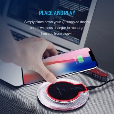 QI Wireless Fast Charger Charging Dock Power Pad For iPhone 8/8 plus/iPhone X