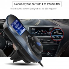 Bluetooth Hands-free FM Modulator Stereo Car MP3 Player Audio Adaptor Transmitter Support TF Fit For iPhone XS 8 7&Android