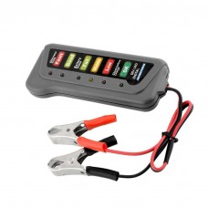 12V Car Digital Battery 6 LED Lights Display Alternator Tester Diagnostic Tool